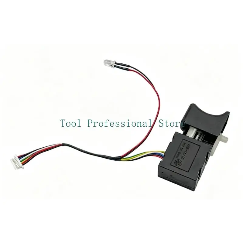 57QF Potted Impact Wrench Circuit Board Set with Control Key, Multicolor Cabling, Prepared Power Ends, and Forward-Reverse