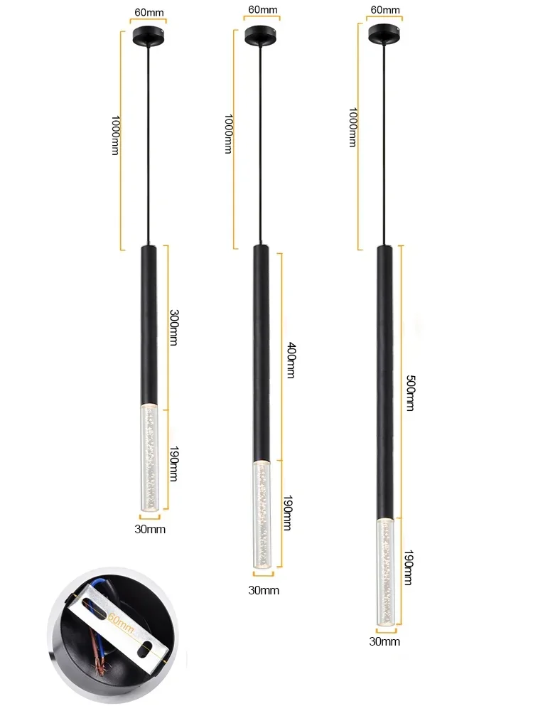 

Светодиодные 3 см с регулируемой яркостью, домашние кухонные островные люстры, подвесной светильник, подвесной светильник для столовой, гостиной, бара, кафе, светильник