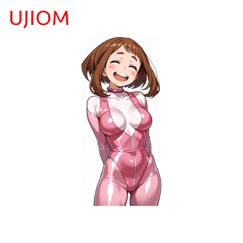 UJIOM Uraraka Ochako Waifu Wall Sticker Game Wardrobe Occlusion Scratch Vinyl Decal Fit For Decoration Chambre Computer Case