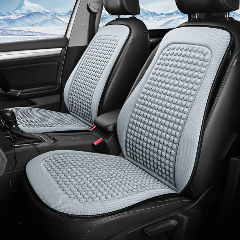 Cojín  coche mejorado, almohadilla refrescante  verano, funda  asiento  seda helada, cojín universal refrescante para to