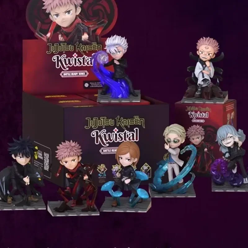 Potente Jaxx Jujutsu Kaisen Blind Box Let'S Fight Series Figura Itadori Yuji Fushiguro Megumi Kugisaki Nobara Giocattolo da collezione Gi