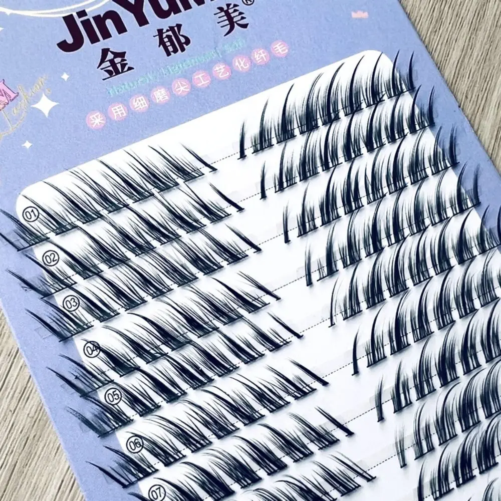 Beauty Fuffy Lashes Fox Eye False Eyelashes Dramatic Volume 3D Thick Long Eye Lashes Makeup Artificial Fiber Eye Extension Girl