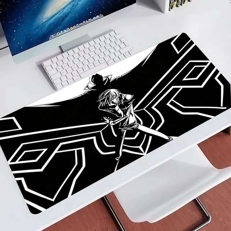 Big Mouse Pad Gamer Keyboard Pads Code Geass Anime Extended Mat Table Large Gaming Accessories Locking Edge Computer Mousepads