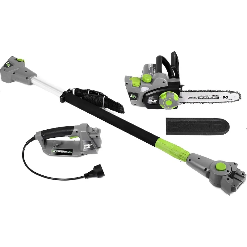 

Earthwise CVPS43010 7-амперная 10-дюймовая кабриолетная проводная электрическая пила/бензопила 2-в-1