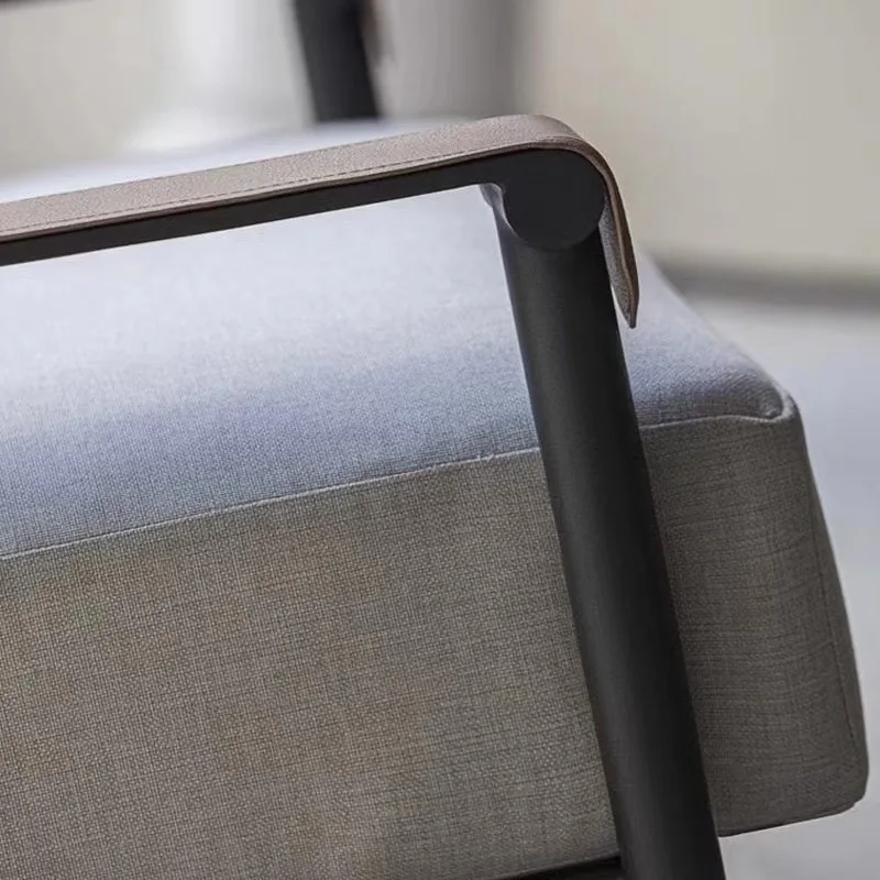 โซฟาพักผ่อนกลางแจ้งสำหรับวิลล่า โรงแรม ลานกลางแจ้ง ระเบียง โซฟาอลูมิเนียมอัลลอย