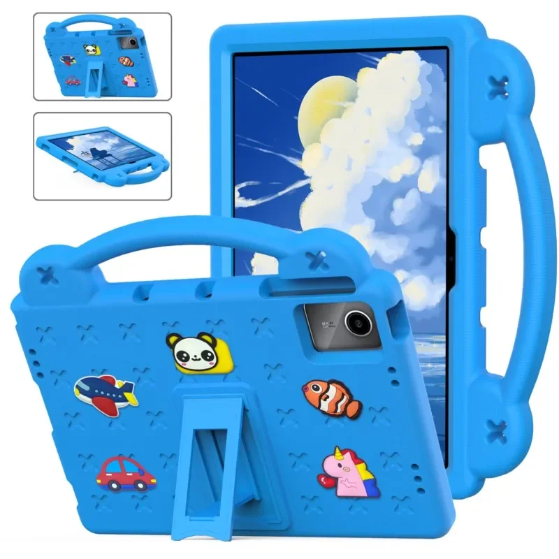 Kids Case for Xiaomi Redmi Pad SE 11 Inch 2023 Shock Proof Full Body Children Safe Non-toxic Tablet Cover with Stand EVA Funda