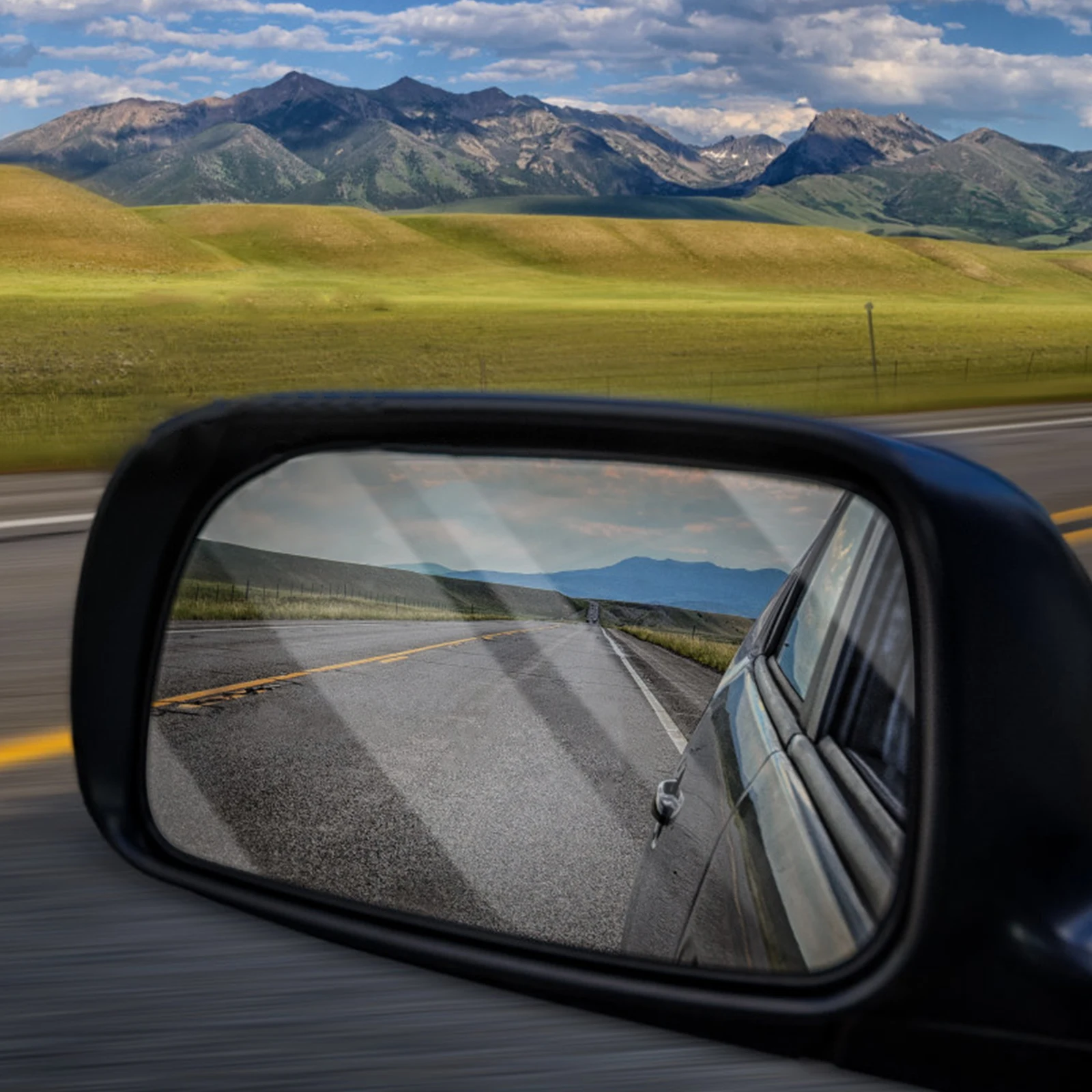 

2 Sheets 240x200mm Car Rearview Mirror Rainproof Film Window Protector Glass Coating Anti Fog For SUV Truck Motorcycle
