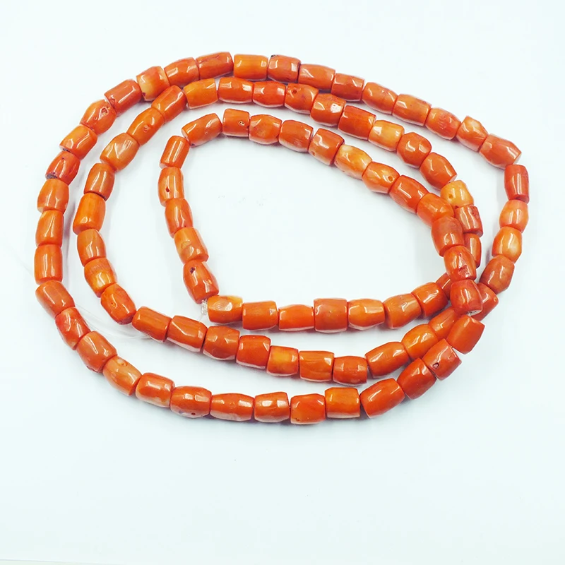 120CM  10-12MM orange natural coral loose beads. DIY necklace/bracelet accessories