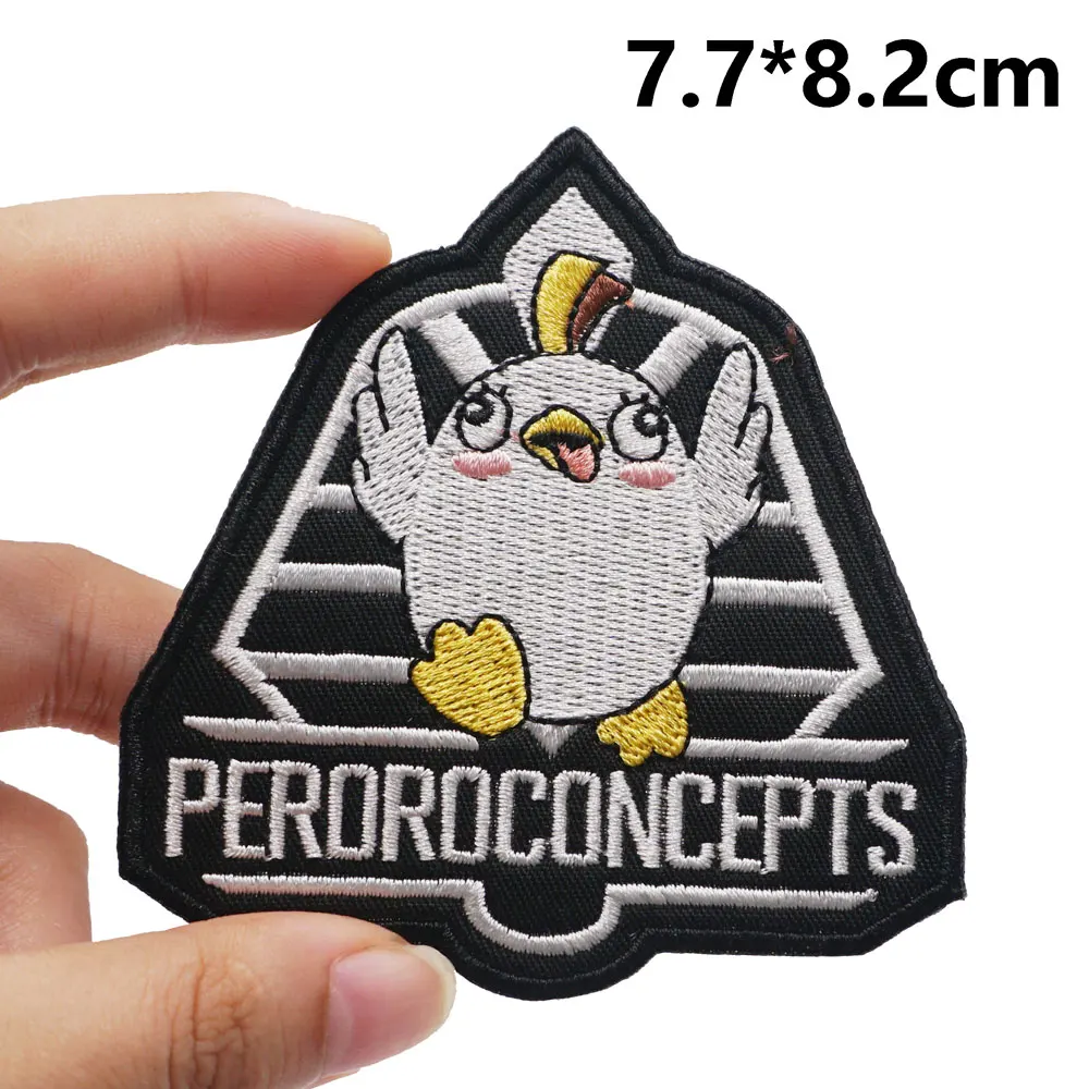 Ferro Concepts Embroidered Patches Applique Sewing Label punk biker Band Rock Clothes Badges with hook backing