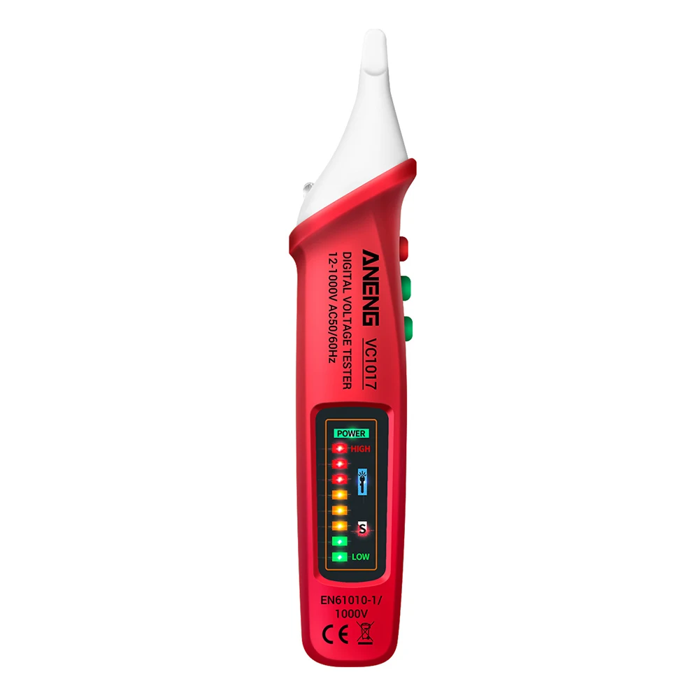 Multi-function Digital Meter Power Energy Pen Style LED Electric Tester Alarm Digital AC Power Outlet Voltage Meter