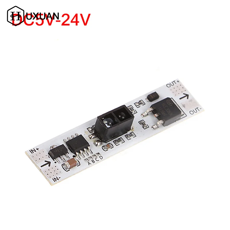 1Pcs DC 5V-24V Hand Sweep Switch Module LED Dimming Control Lamps Active Components Short Distance Scan Sweep Hand Sensor