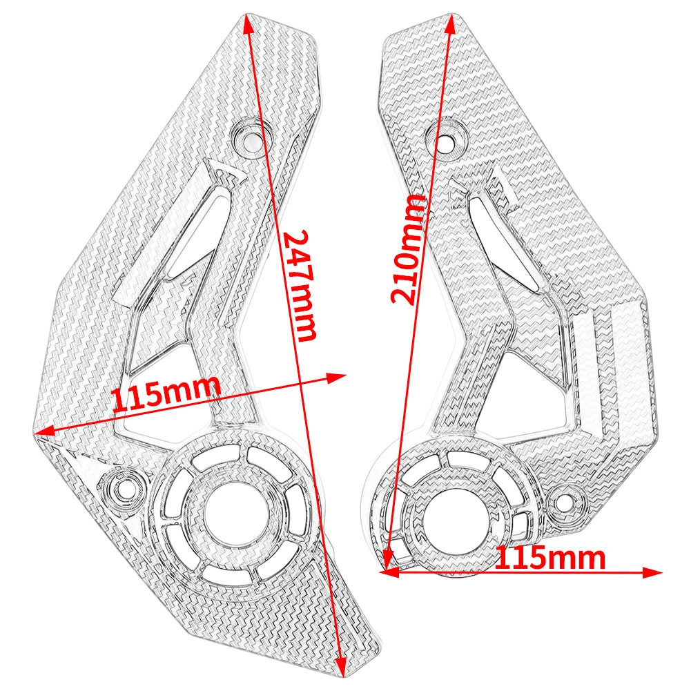 For Kawasaki Z650 Ninja650 Frame Side Cover Panel for Ninja 650 Z 650 Frame Panel Fairing Side Cover Cowl Protector 2017-2024 view 3