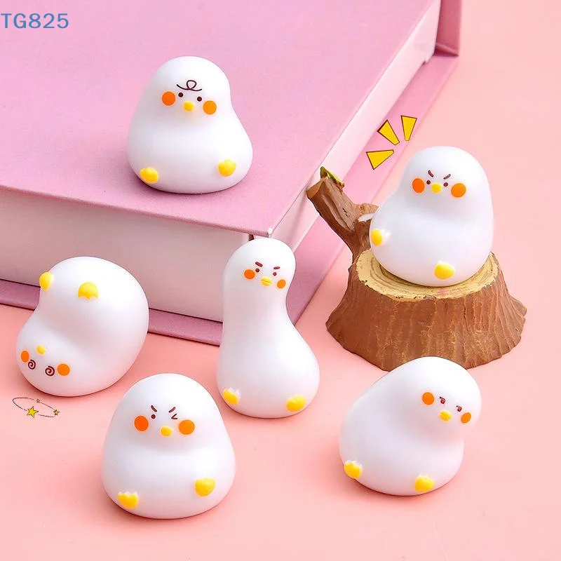 【SA】6Pcs Cute Mini White Duck  - огляд і ціна Home Decor Express