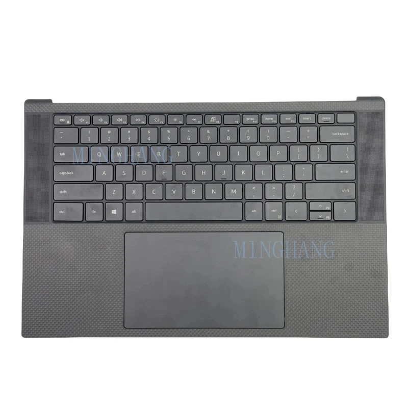 M   For DELL Precision 5550 5560 5570 Top Palmrest backlit Keyboard trackpad 0DKFWH