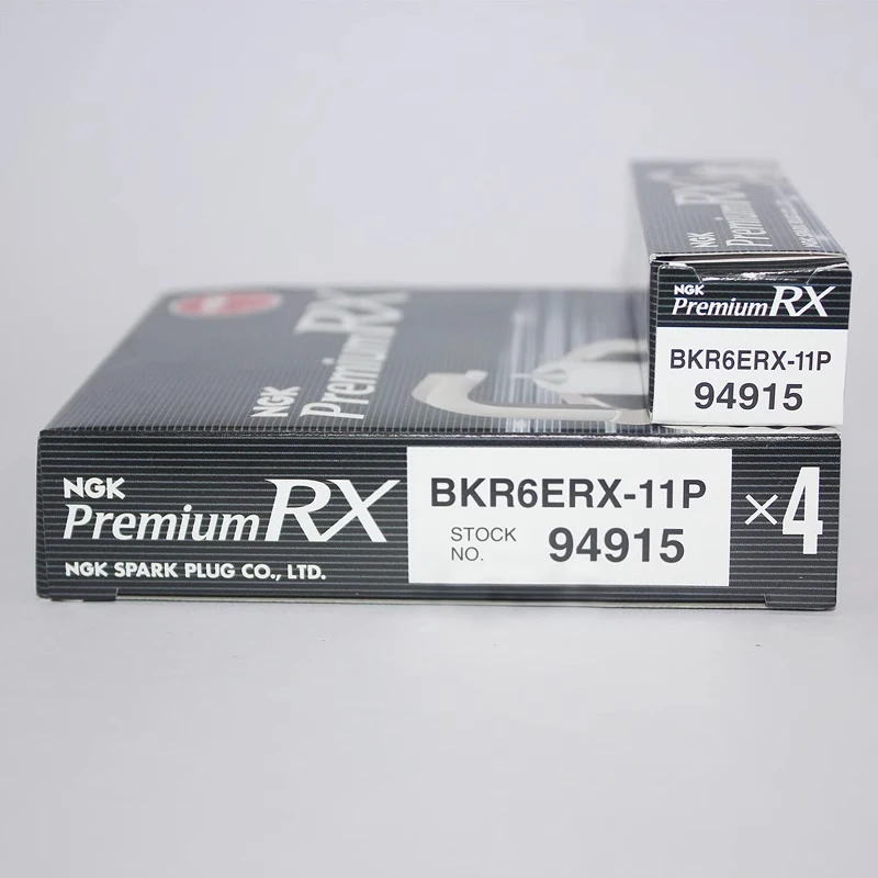 

4Pcs BKR6ERX-11P BKR6ERX NGK BKR6ERX11P 94915 Ruthenium Spark Plug