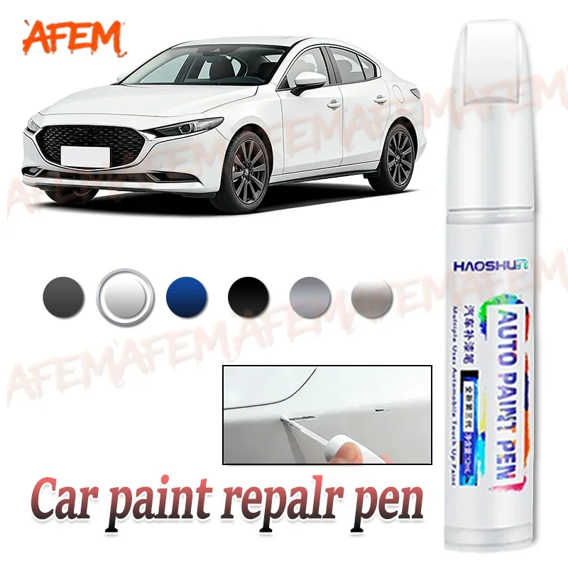 For Mazda 3 Atenza 2003-2025 BK BL BM BP Paint Repair Pen Touch Up Scratch Remover DIY Auto Accessories Black White Blue Grey