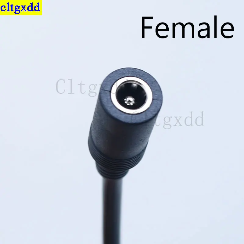 Cltgxdd 1/2/5 Piece 5.5x2.1mm DC Male and Female Power Plug Socket Adapter 12V Power Cord for CCTV LED Monitoring Camera Cable