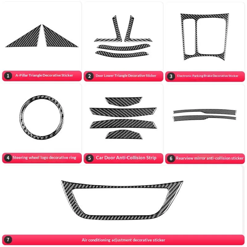 

Для Buick Verano 2015-2019 Седан: накладки из карбона на панель переключения передач, дефлекторы кондиционера, наклейки на окна — улучшение интерьера