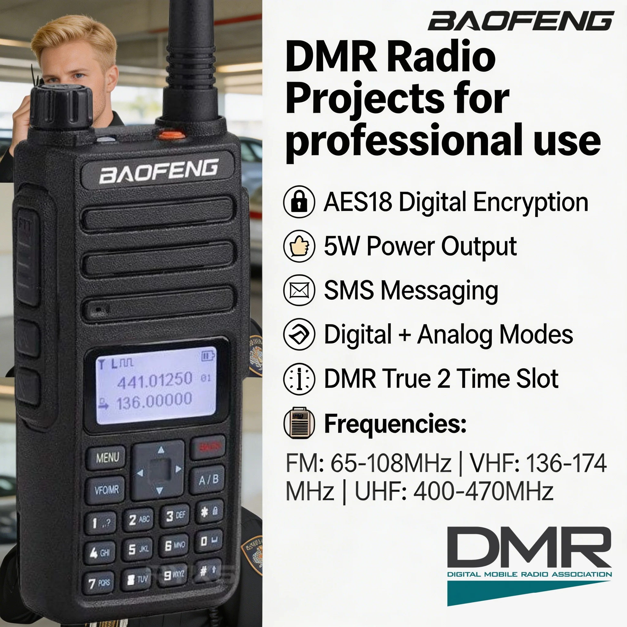 radio-numerique-dmr-baofeng-dr-1801uv-1024-canaux-cryptage-sms-talkie-walkie-complet-pour-hotel