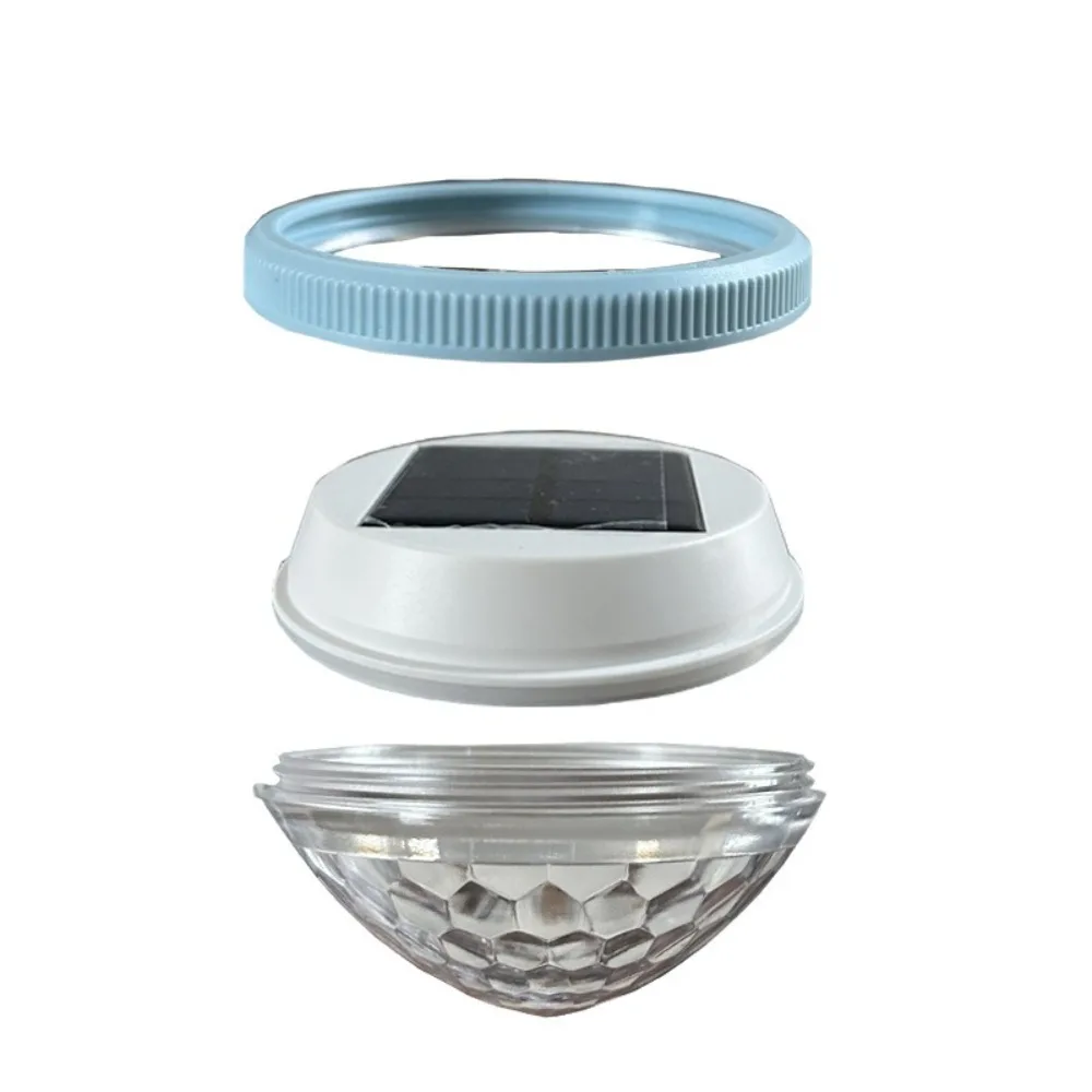 أضواء عائمة نابضة بالحياة تعمل بالطاقة الشمسية ألوان RGB قابلة لإعادة الشحن تحت الماء مصباح متوهج إسقاط ليلي LED ضوء نافورة #5