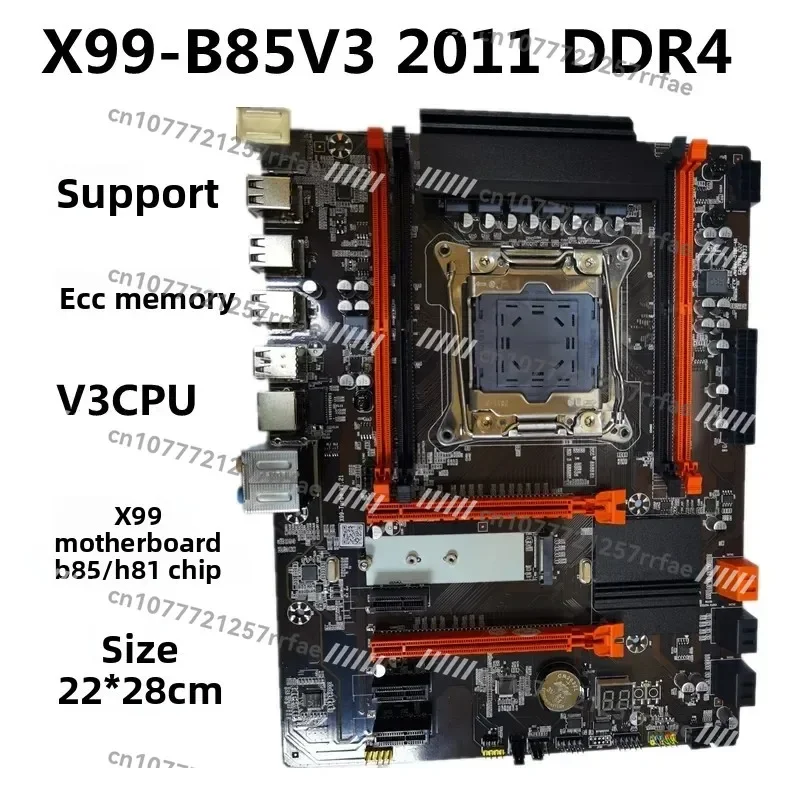 New X99 Main Board 2011V3V4 Server DDR3DDR4 Memory Support 2666V3 Game