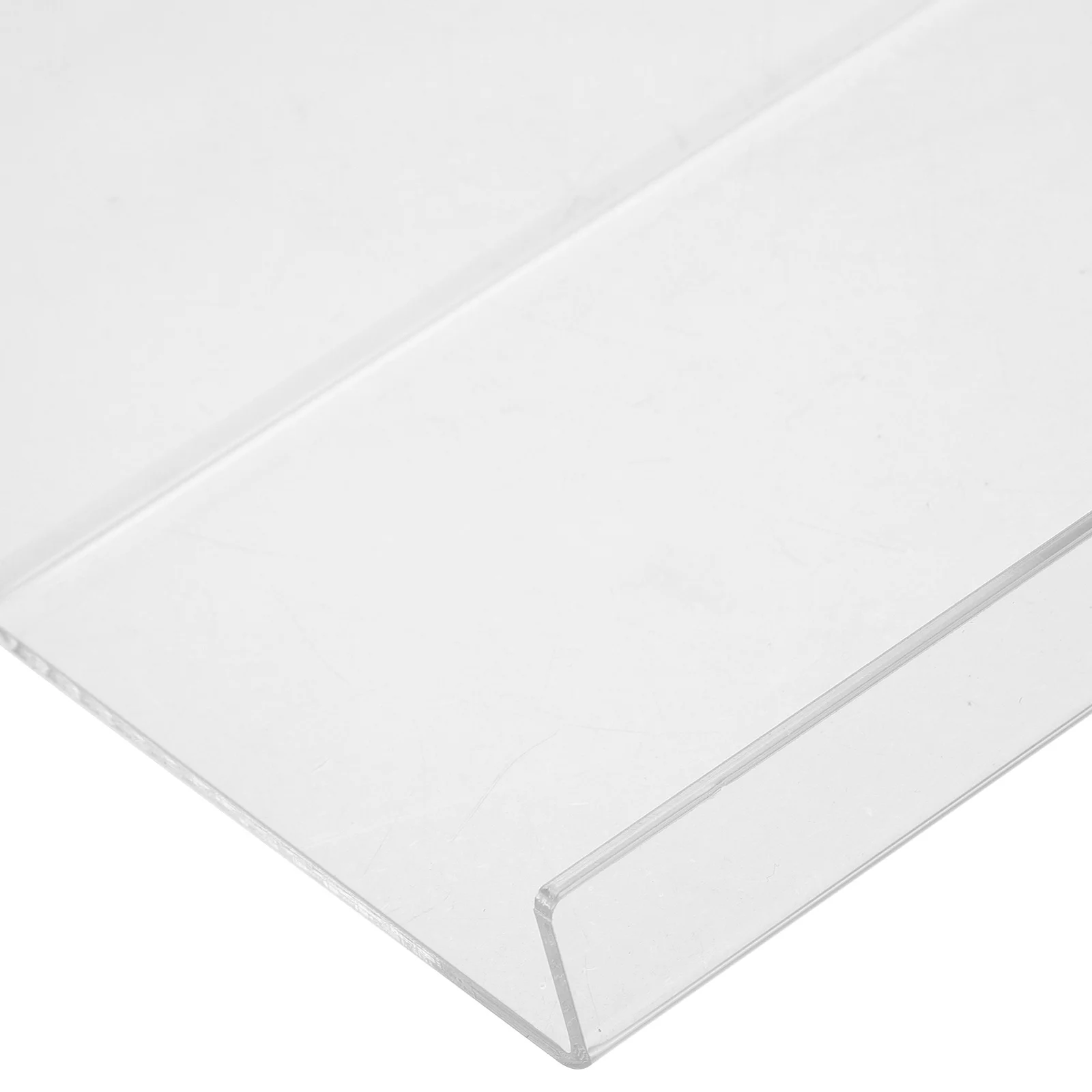 Acrylic Puzzle Lid Support Stand L Shaped Clear Puzzle Box Holder Organizer Rack Ergonomic Instruction Reading Book Display