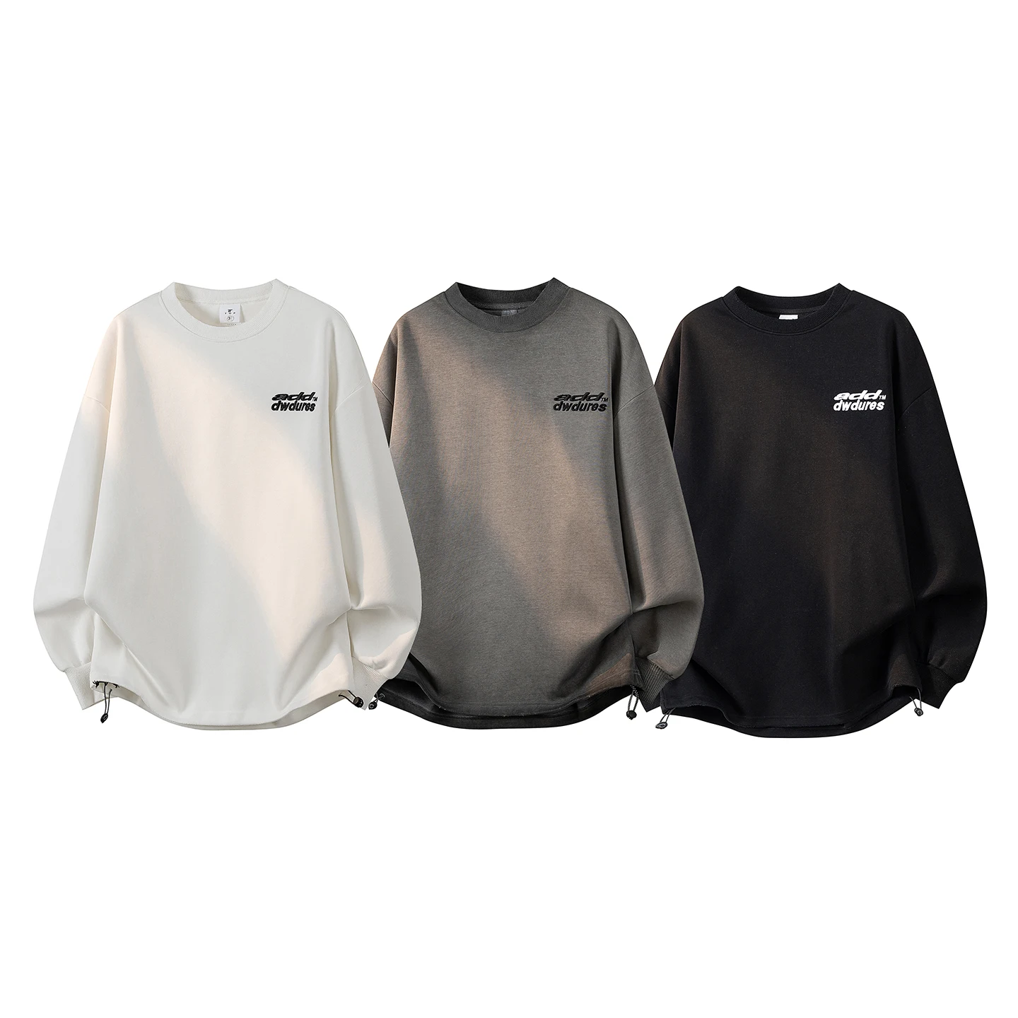 

Мужская толстовка Heavyweight Svel: весенняя модная спортивная одежда с круглым вырезом, принтованная, хлопковая, деформируемая, универсальный крой