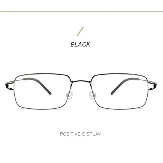 Ultraleichte Titan-Brille, Rahmen für Herren, Retro-Quadratbrille, Damenbrille, Leserezept, Blaulicht-Blockierung + 3,5 + 4,0 – Detail 9