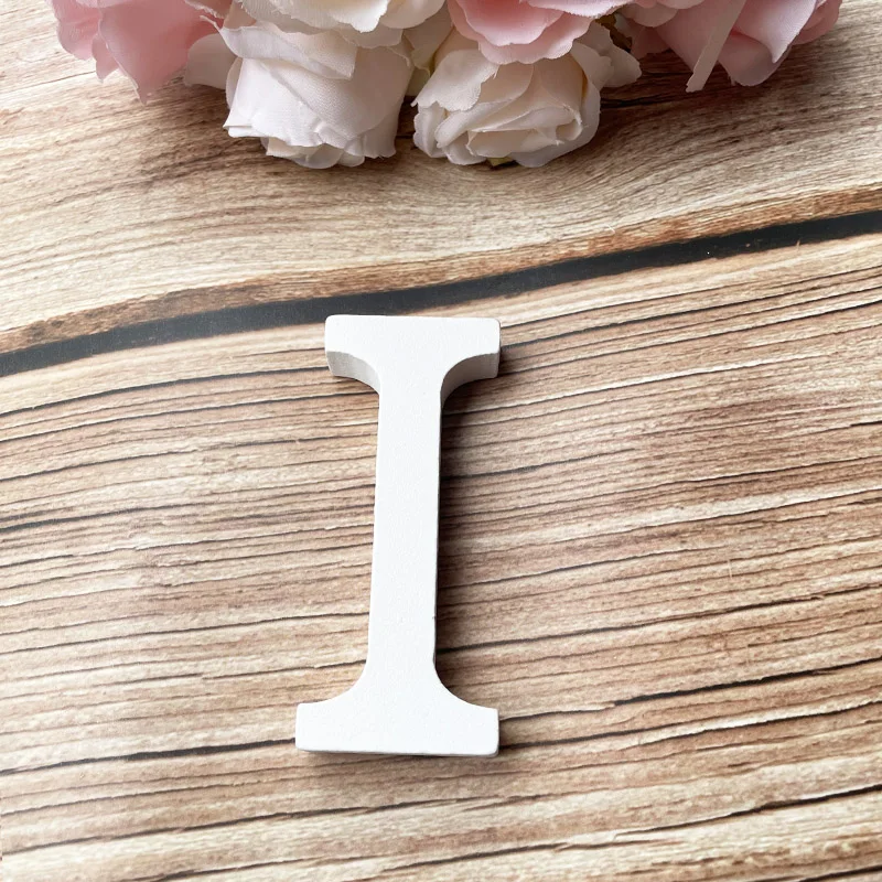 Weiße DIY-Hauptstadt-Holzbuchstaben-Dekore für Zuhause, Wand, Party, Basteln, Bildung, Projekte, Herstellung von Zubehör, personalisiertes Namensdesign – Detail 10
