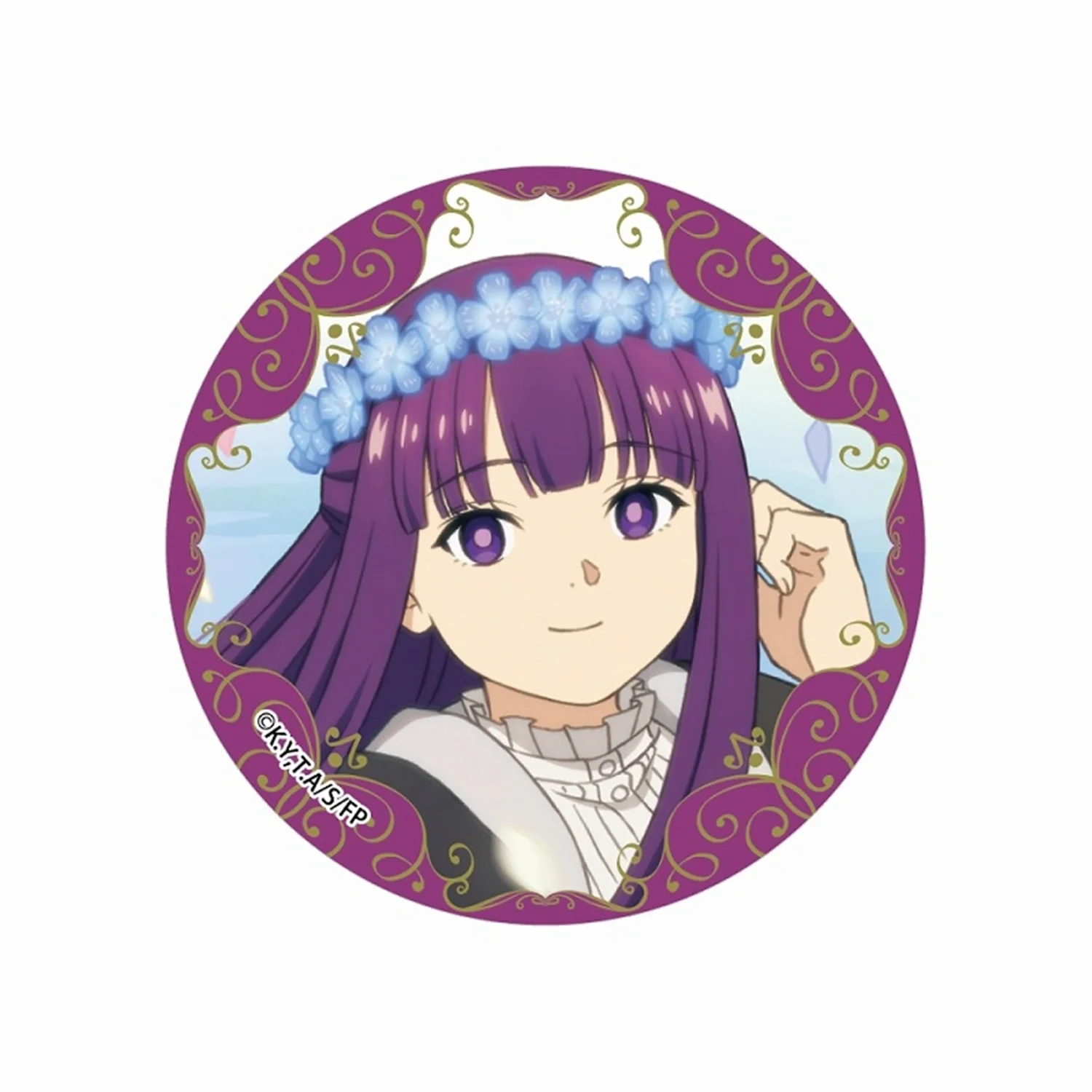 58mm Anime Frieren: Beyond Journey's End Himmel Stark Cosplay COSTUME Badge Pin SPTE Tinplate Brooch Halloween Prop Xmas Gilf