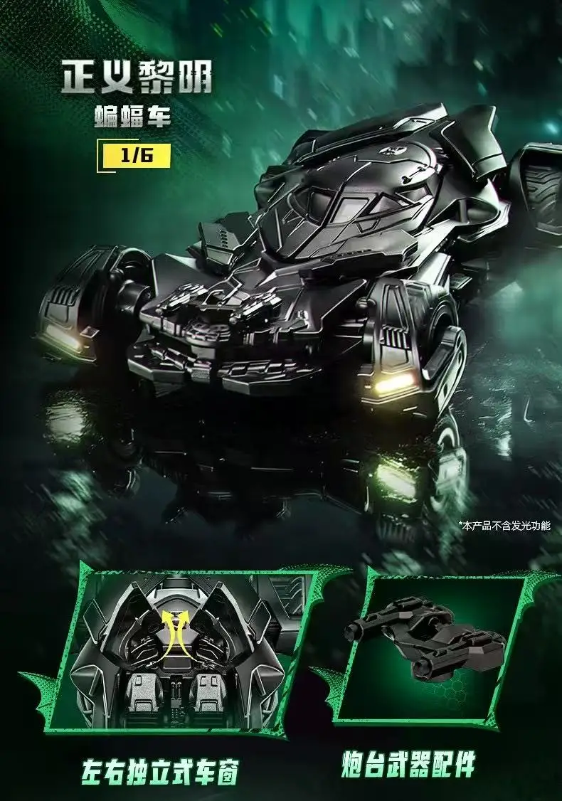 BLOKEES Original Batmobile Blind Box DCBatman E03 1:64 Maßstab Automodell DIY Zusammenbaubares Spielzeug 1995 Filmthemen-Sammlung Fan-Geschenke – Detail 6