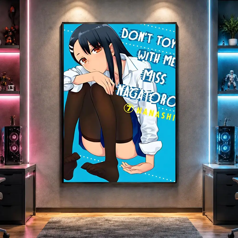 Anime M-Miss Nagatoro Romantic Comedy Poster Wall Art Bedroom Living Room Dorm Bar Cafe Gym Studio Home Decor Gifts