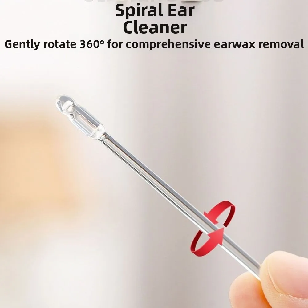 Durable Disposable Disposable Ear Swabs Ear Cleaner Soft Sticky Ear Digger Sticky Earwax Remover Stick for Olders Adult Kid