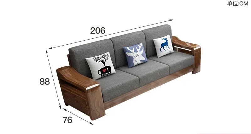 

Practical Minimalist Living Room Sofas Wood Adults Reading Handrail Family Couchs Theater Luxury Banquet Canape Salon Furnitures