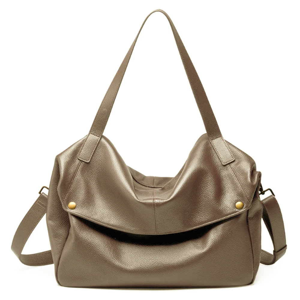 Zency High Quality Large Capacity Shoulder Bag Genuine Leather Women's Work Tote Bag Handbag Shopper Bag Crossbody Luxury Bag