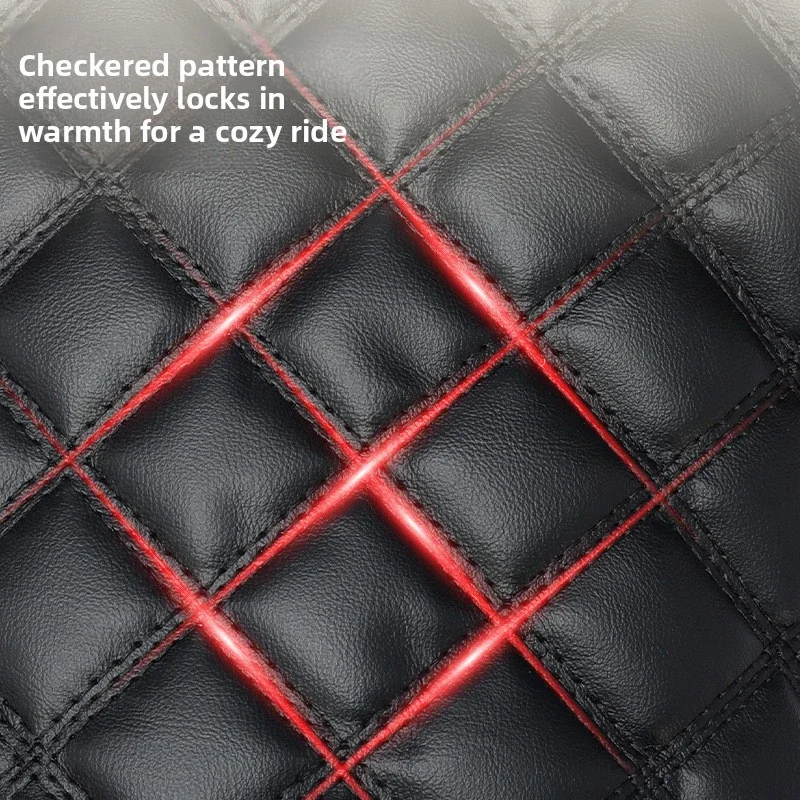 1 Pair Windproof Motorcycle Handlebar Covers Winter Warm Electric Scooter Gloves Waterproof with Thick Cotton Lining
