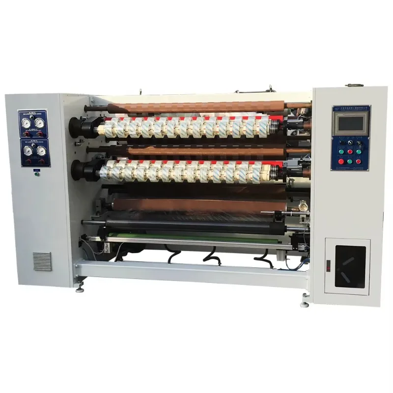 BOPP Tape Slitting Rewinding Machine Jumbo Roll Adhesive Tape Slitter Cutter Automatic High Speed Tape Cutting Machinery
