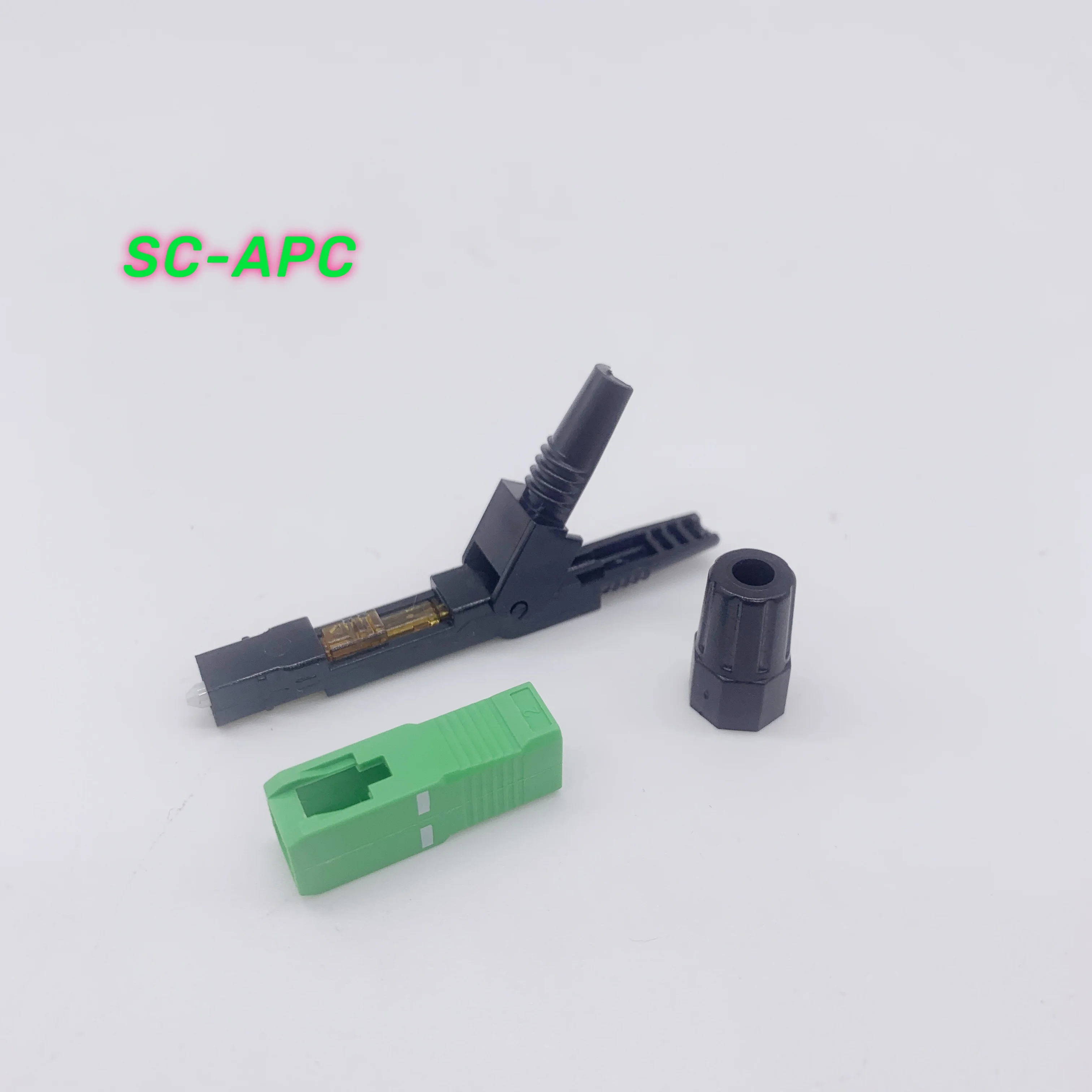 50pcs/100pcs Fast Connector SC APC/UPC  plastic Connector FTTH Tool  SC Fiber Optic Connector Field Assembly