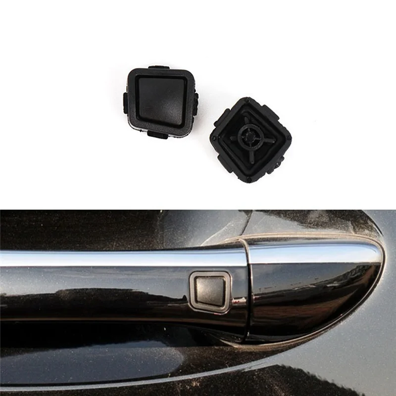 Keyless Entry Outside Door Handle Sensor Button Rubber Cover for Mercedes Benz W164 W251 R GL ML Class R300 ML320(Left)