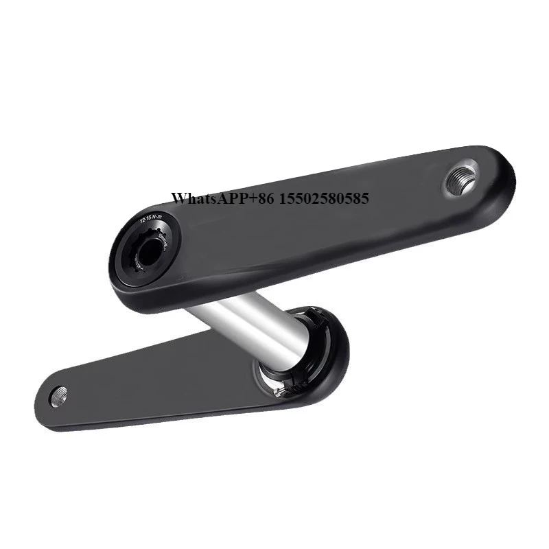 

Carbon Fiber Crank Road Bike Bicycle Aluminum Shaft DUB Titanium Shaft 24GXP Integrated Lightweight 319g Crank Arm