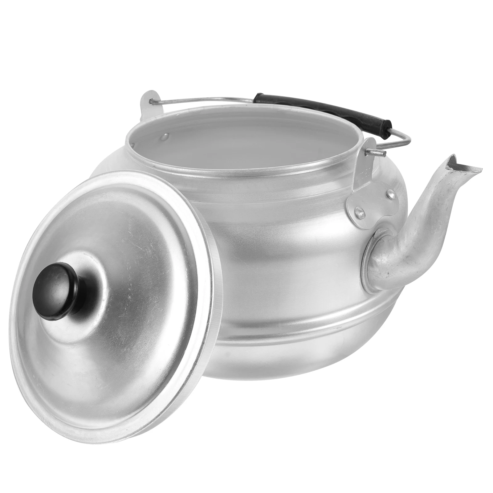 

1pcs Large Capacity Aluminum Water Kettle Sturdy Heat Resistant Family Use Comfortable for Gas Induction Stovetop