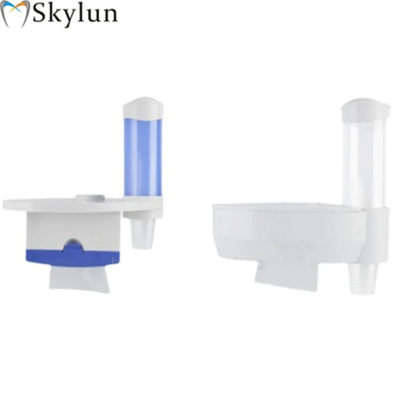 SKYLUN Dental 3 in 1 Dental Tray Cup Storage Holder Cup Stents paper tissue box for 45mm Post dental chair unit equipment SL1313