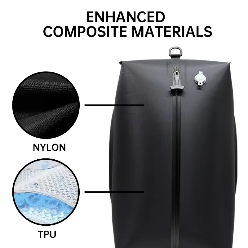 

Portable travel vacuum storage bag, airtight, moisture-proof and waterproof outdoor business trip compression