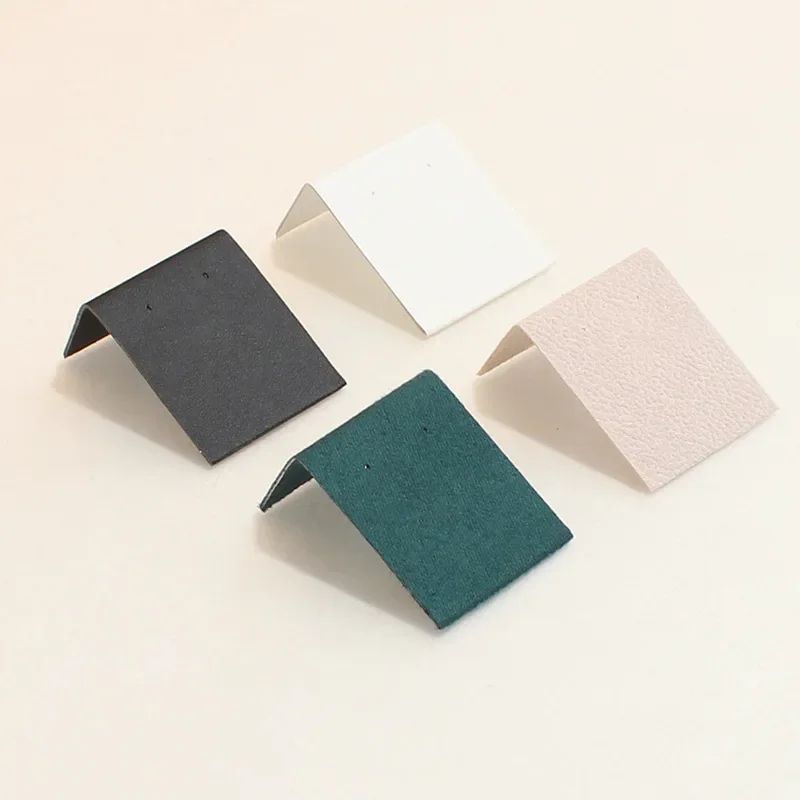 Fashion Wood DIY Storage Jewelry Tray Earring Display Cards Ring Bracelet Gift Box Jewellery Organizer Earring Holder