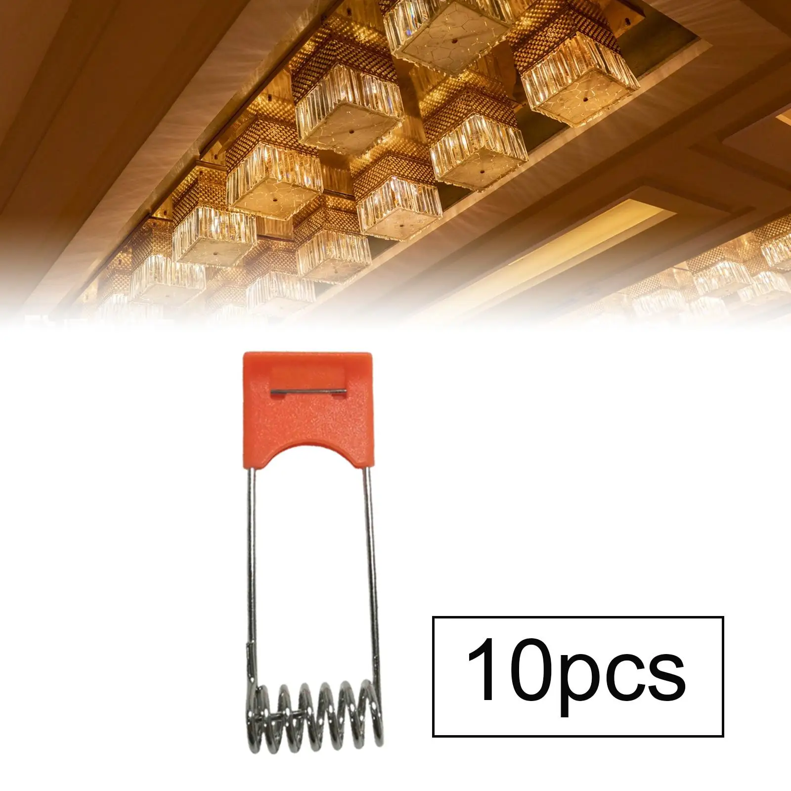 Compact Panel Lamp Spring Clips Metal Accessory Kit Lighting Support for Ceiling Light Spotlights Replacement