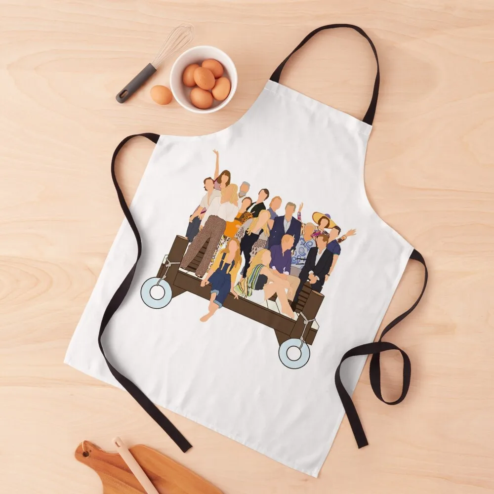 Mamma Mia 2: Here We Go Again Apron custom women's kitchen Men gift for women with pocket Apron