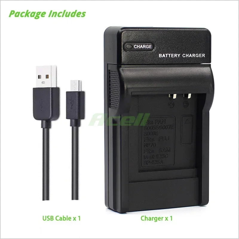 CGA-S005A/E USB Charger for Panasonic DMC-LX1 LX2 LX3 FX50 FX100 FX150 FX180 FX3 FX8 FX9 FX10 FX12 FX01 FX07 Digital Camera