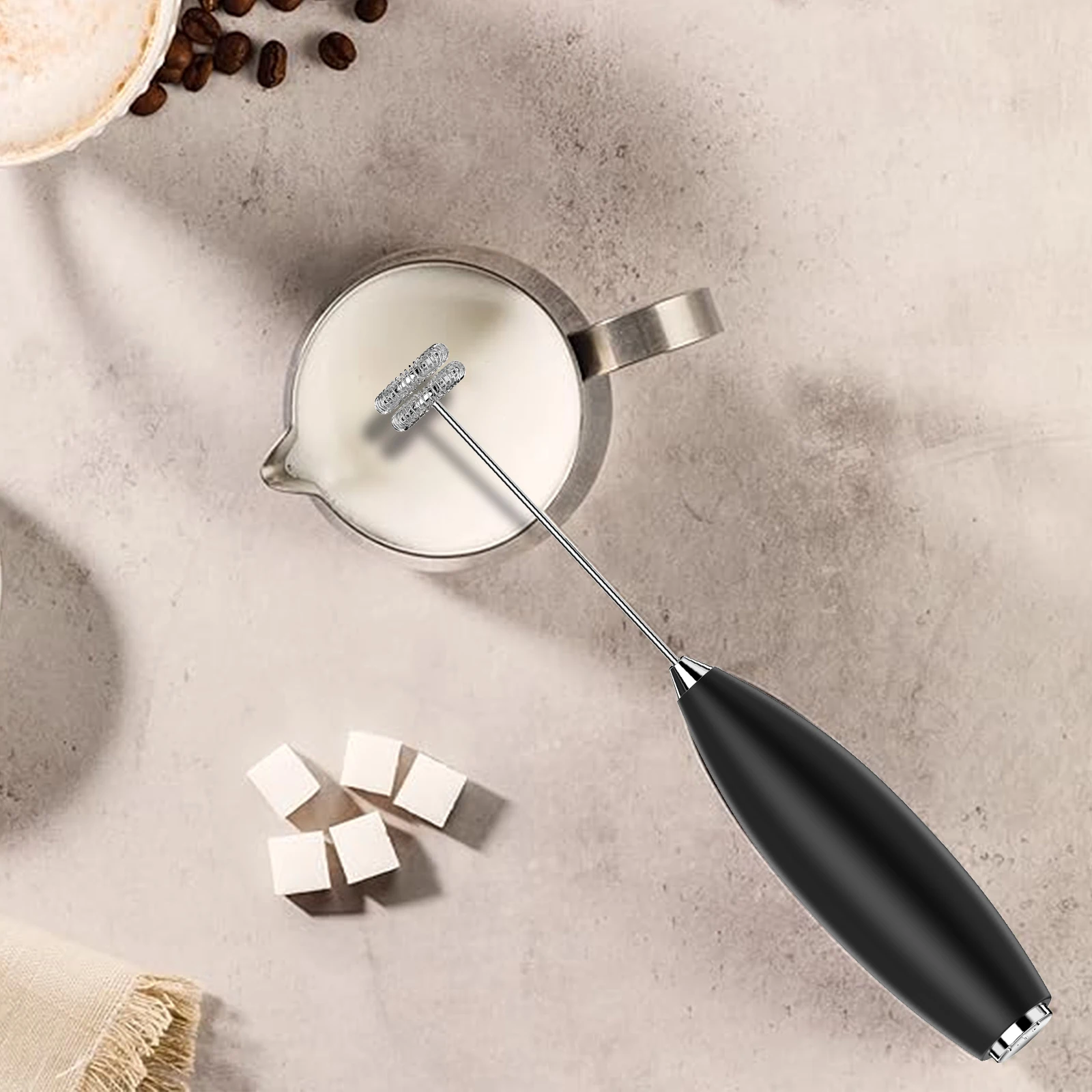 주방용 핸드헬드 전기 우유 거품기 믹서 커피 및 우유 음료에 적합 이상적인 선물 선택