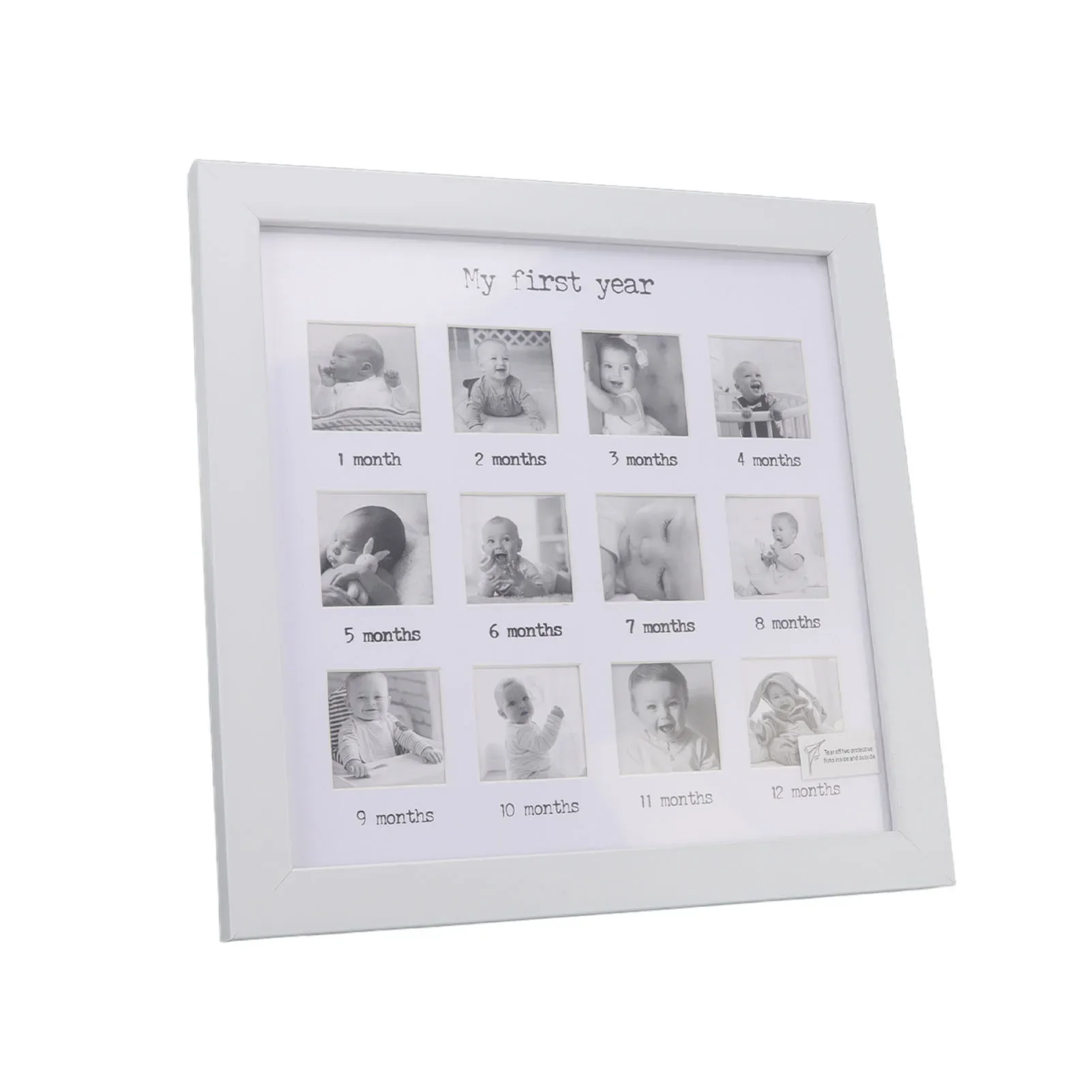 Baby First Year Photo Frame 12 Months Newborn Monthly Picture Frame For Baby Growth Record Baby Keepsake