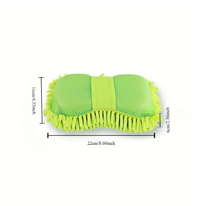 Ultra Fine Fiber Car Wash Sponge, Scratch Free, Super Absorbent Ultra-fine Fiber Waffle Drying Towel, Suitable for Car Details